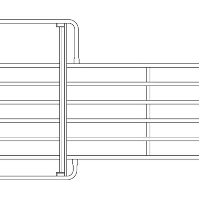 Eine Zeichnung eines Tierstalls.
